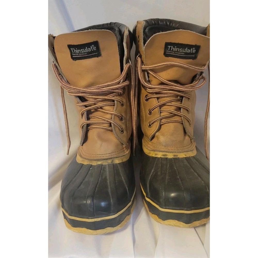 Rod & Gun Vintage Steel Shank Snow‎ Work Boots Mens Size 12
